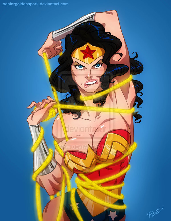 hondobrode:  Abraham Lopez fan artPower GirlHarley QuinnWonder WomanSuperman / Clark