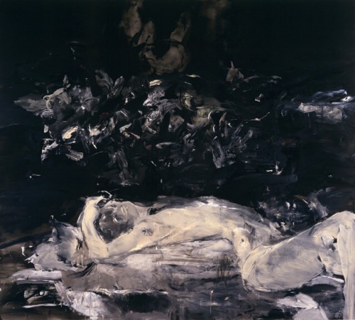 criwes: Black Painting I (2002) &amp; Black Painting IV (2003) by Cecily Brown