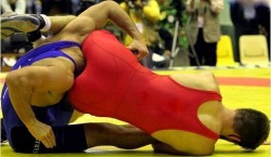 navyfistfighter:  Wrestlers in Action - close