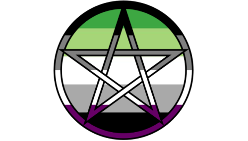 aroacepagans:aro, ace and aro ace pentacles!