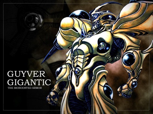 Guyver suits from the manga/anime Bio-Booster Armor Guyver.