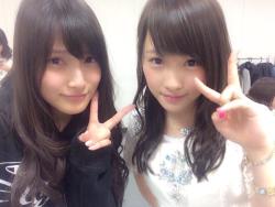 akibeya:  &ldquo;りっちゃん☺️ おつかれさま。大好きっ&rdquo;  入山杏奈　川栄李奈