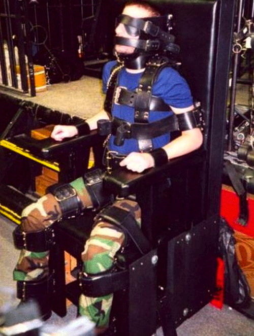 rubbermayhem:  It’s good to focus a boy’s attention by strapping him to a chair