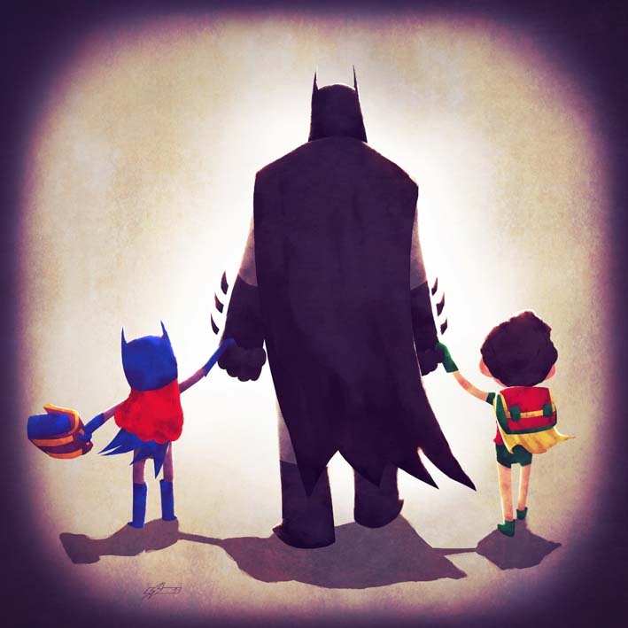 geek-art:  Andry Rajoelina’s Super FAmilies Series now available ! Exclusive Geek-Art