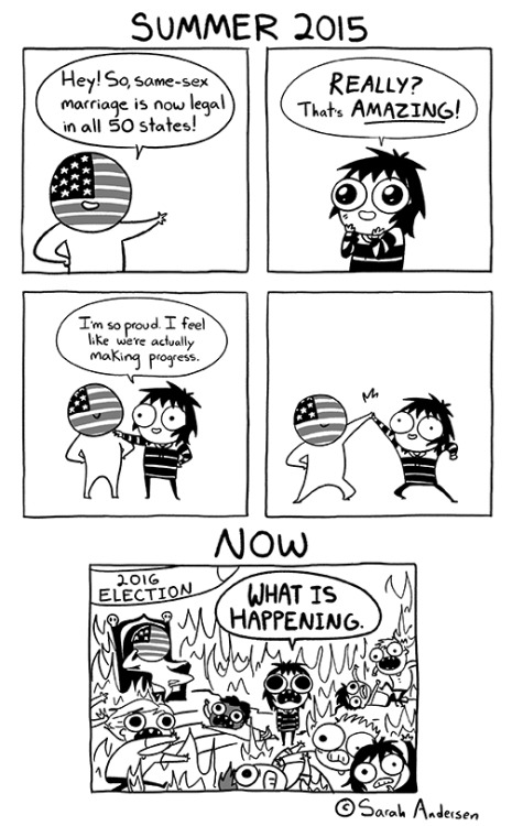 sarahseeandersen:Good morning everyone. Yesterday I made a cute little comic about feeling relieved 