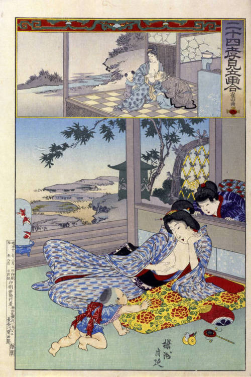 fujiwara57: Toyohara Chikanobu  豊原 周延 (1838 - 1912).nom d'artiste  :  Yōshū Chik