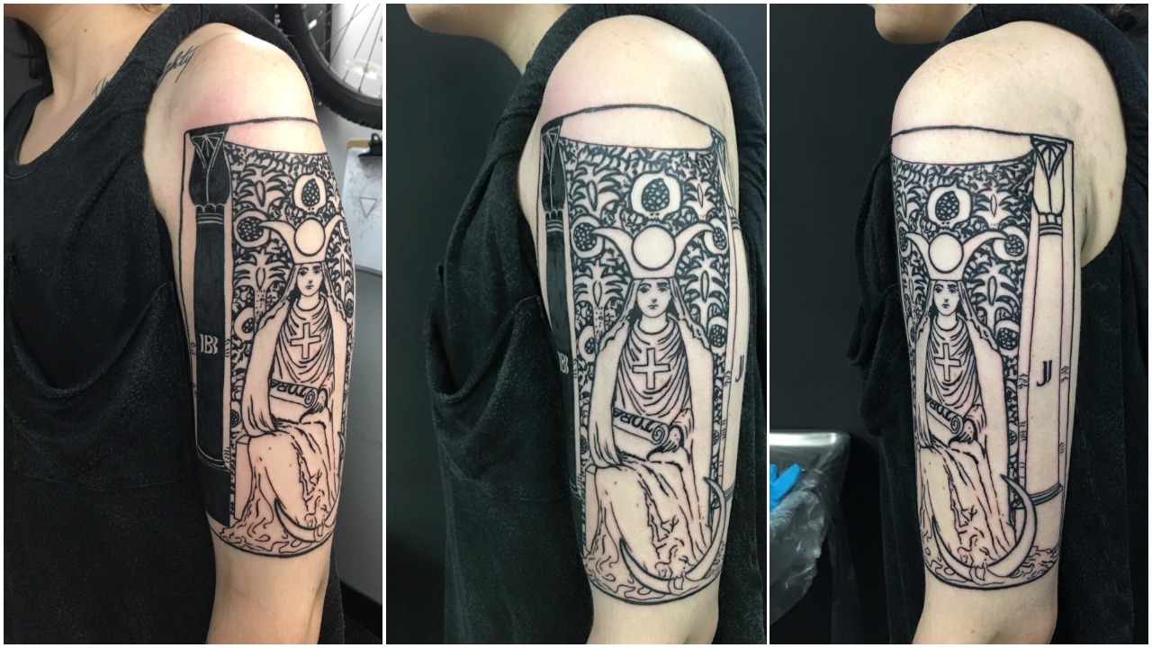 The High Priestess  Pleasure In Pain Custom Tattooing  Facebook