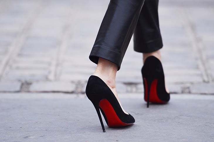 Christian Louboutin So Kate 120 Suede Pump in Black