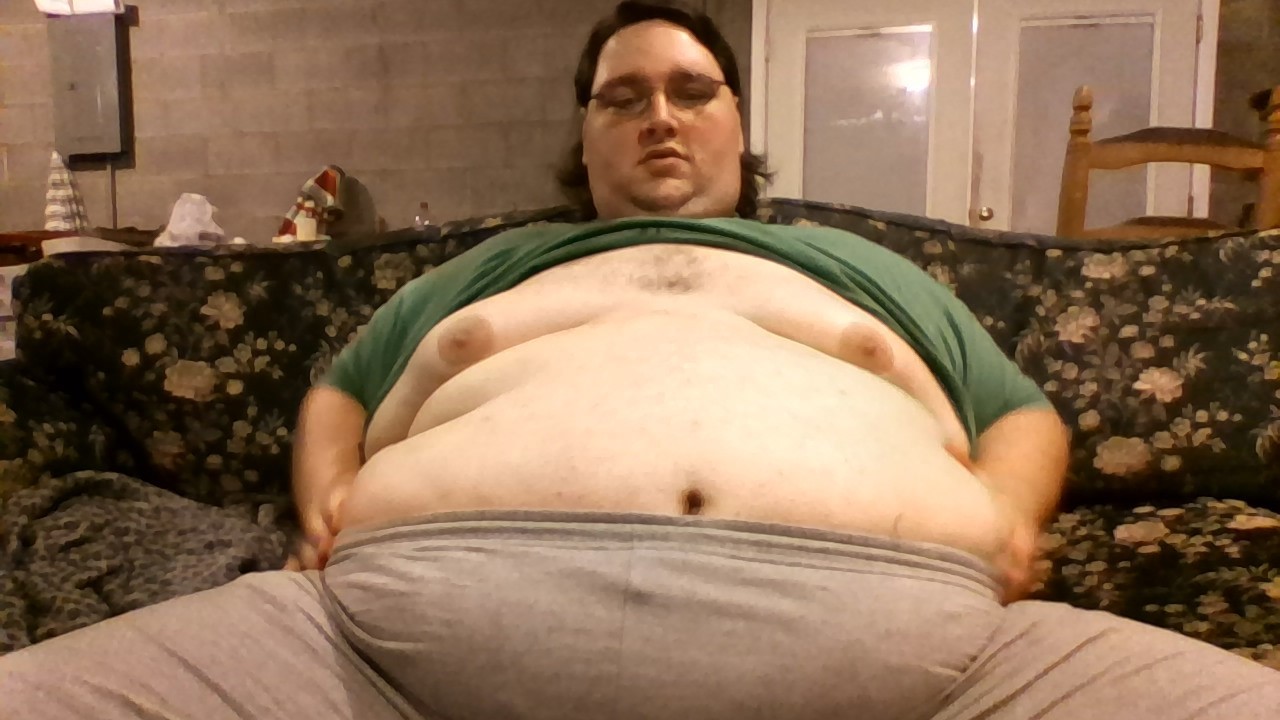 Relaxing after my shower