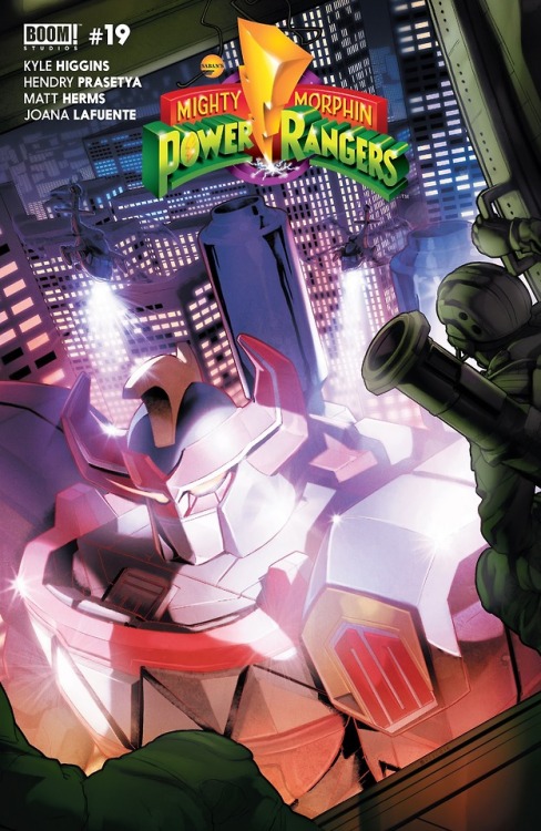 Mighty Morphin Power Rangers #19Cover by: Jamal Campbell