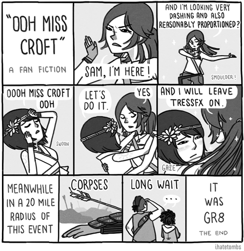 heilstrahl:“Ooh Miss Croft”, a fan fiction.