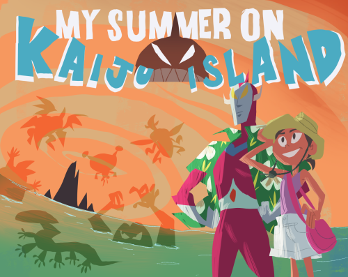 Check out “My Summer on Kaiju Island” on itch.io. A short game developed by hidf