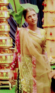 crazybollywood:Aishwarya Rai as Nandini Darbar+ outfits part 2 - Hum dil de chuke sanam