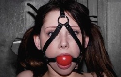 gaggedslave:  BDSM Gagged Slaves, Ball Gag,