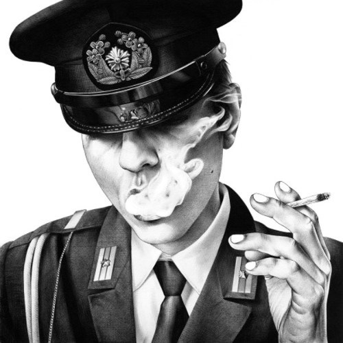 thingstolovefor:    War on Drugs by  Shohei Otomo. #Love it!  Ball-point pen drawings.