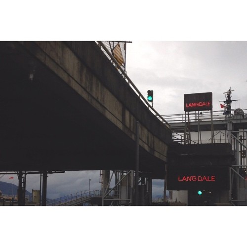 running away ⚓️ #bcferries #langdale #sechelt