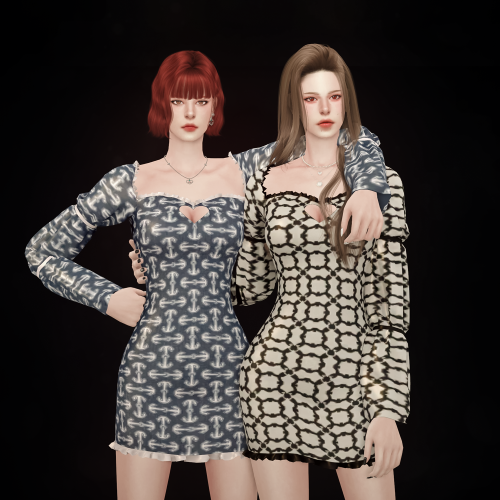 [sudal] Heart dress 2▶ All lod▶ Specular Map▶ 30 Swatch♥ Thanks for all CC creators ♥▶ Don’t steal▶ 