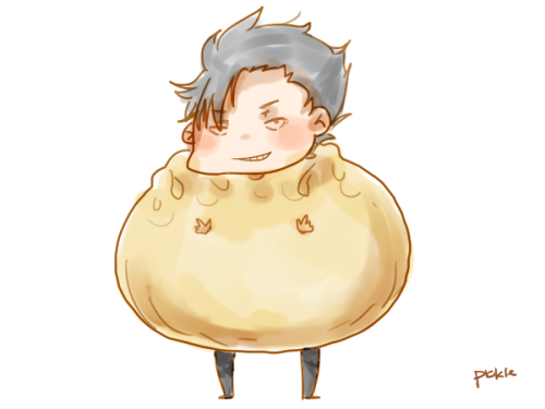 picklestpickle:  dumpling kuroo, taiyaki kuroo, and pudding kuroo  I wanna eat em