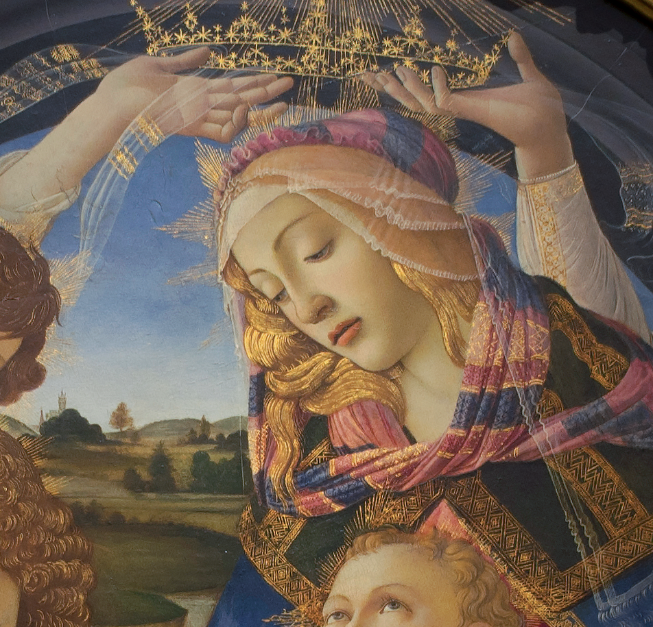 astra-inclinat:  Madonna of the Magnificat   Sandro Botticelli  1481 (Tempera)