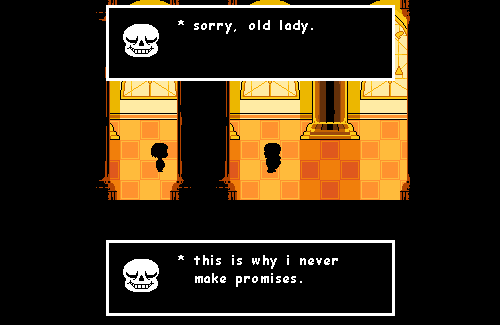 UNDERTALE: promised., Full Sans Fight