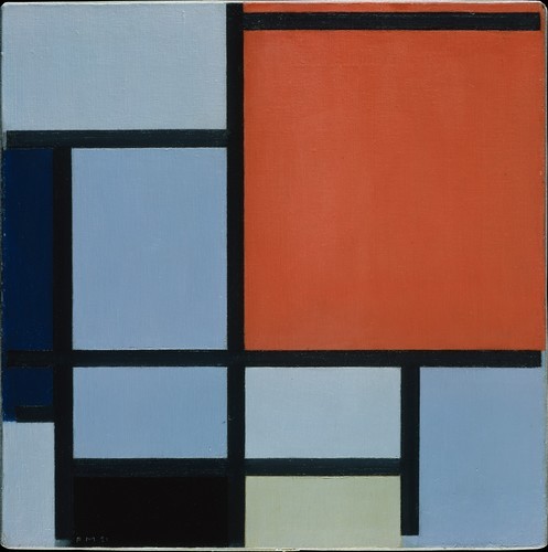 Composition, Piet Mondrian, 1921, Modern and Contemporary ArtJacques and Natasha Gelman Collection, 