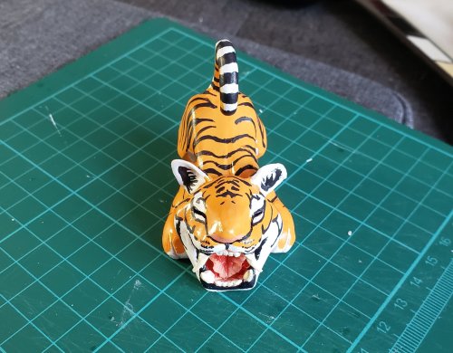 abby-howard:I made a tiger