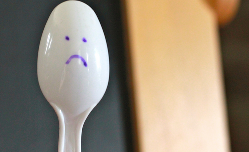 XXX anus:  reblog this picture of a sad spoon photo