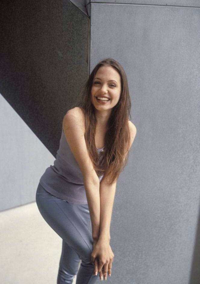 70sgroupie:   Angelina Jolie at 19 years old (1994)   what the actual fuck