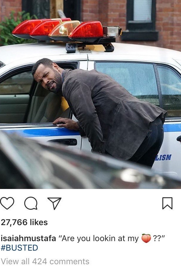 lamarworld1:Isaiah Mustafa booty
