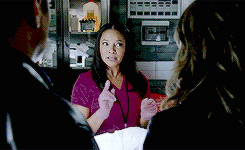 katebcket:L: I figured out what’s different. You’re having sex.K: Excuse me?L: Oh, don’t try to deny