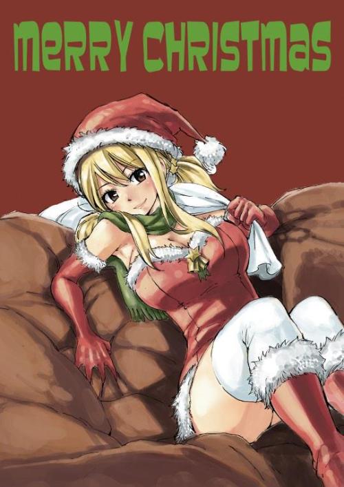 fttrollshima:  It’s December! Christmas artwork from 2012/2013 Art © Hiro Mashima 