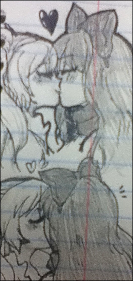 doodles in class (howevr these weren&rsquo;t all done on the same day lolol;)