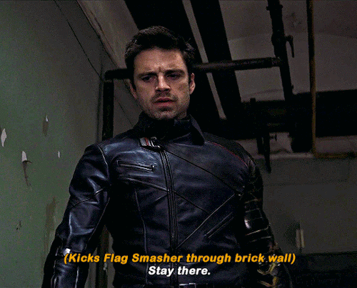 I Know A Crazy When I See One. Because I Am Crazy. Sebastian Stan As Bucky Barnes THE FALCON AND THE