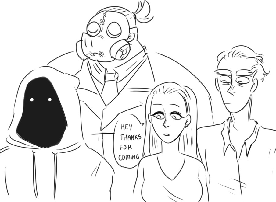 yazzdonut:  idk a quick comic about gérard’s birthday and bad guys being friends