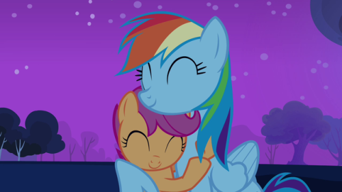 Today’s honorary sisters are Rainbow Dash and Scootaloo from My Little Pony: Friendship is Magic