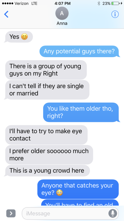 My hands are literally shaking with excitement after this text exchange with my wife.