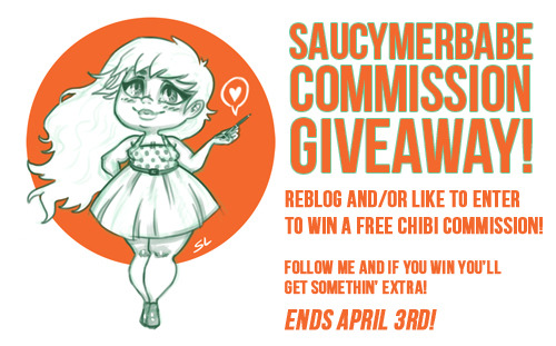 saucymerbabe:  Saucy Art Giveaway! Rules are pretty straight forward; Like/Reblogs