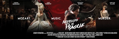 thebarksy:  First posters of Interlude in Prague starring: Aneurin Barnard, Samantha Barks, James Pu
