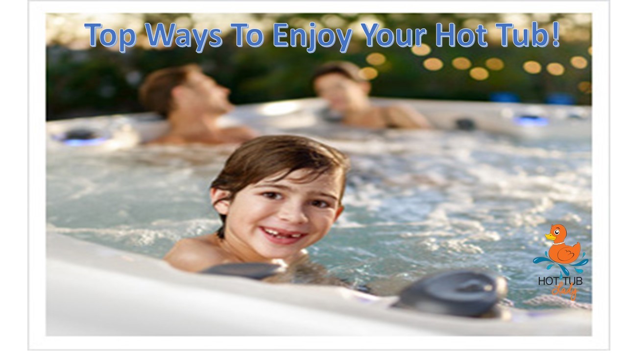 thehottublady:
“ Top Ways To Enjoy Your Hot Tub We’re sure you don’t need a tutorial about enjoying your hot tub. But just in case you find yourself in a rut, here’s this summer’s top 3 way to enjoy your hot tub to the fullest!
1.Find the right...