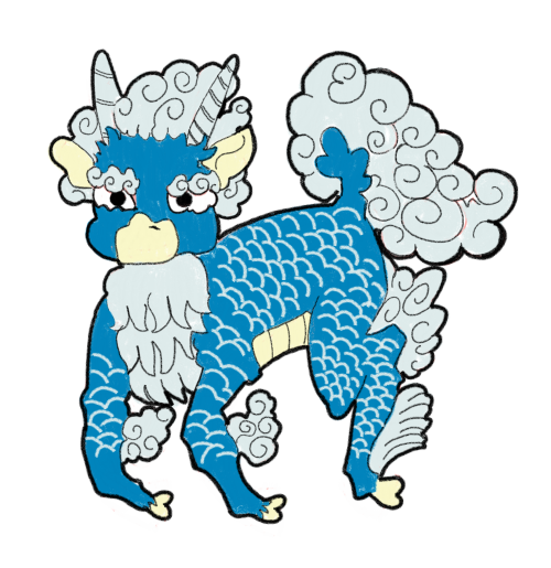 A beautiful qilin. 