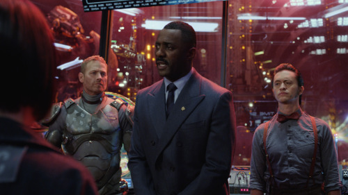 legendary:Idris Elba is PPDC Marshal Stacker Pentecost.