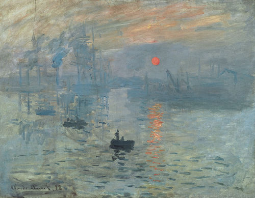 Impression, Sunrise (Impression, soleil levant), 1872;