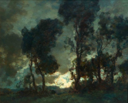 sanctumregnum: François Cachoud (1866-1943), Lever de Lune après la Pluie.