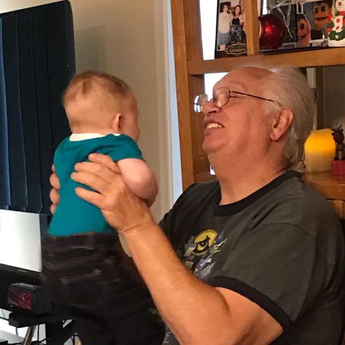 First time holding his great grandson. #grandkids #familytimehttps://www.instagram.com/p/B6dvl5vgG