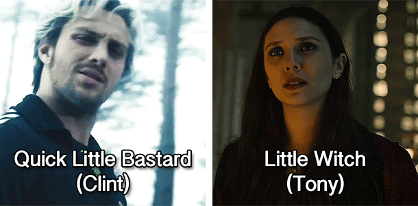 parrishjordan:  Avengers + Nicknames (and who said it)