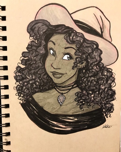 Day 15 of #inktober is a quick witch bust. This weekend has been busy with getting ready for our hon