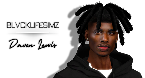 BLS :: Sim Release - Davon LewisThis is the first sim I’m releasing using my new IMVU Asteri Head Me