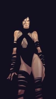 comicbookartwork:  Psylocke by Guilherme Gonçalves 