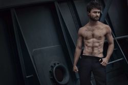 thecelebarchive:  Daniel Radcliffe is shirtless and scruff for Vanity Fair Italy. ❤