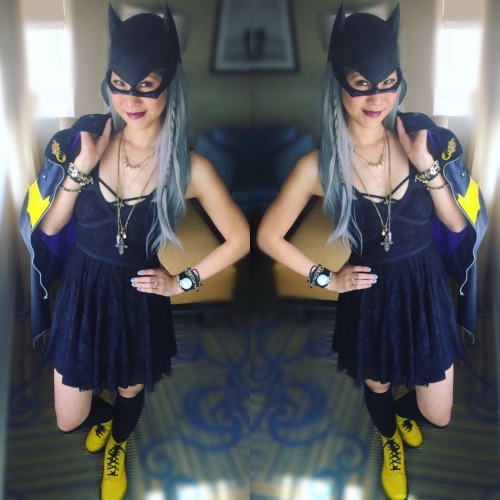 Punk Batgirl everyday! Based on the art by @babsdraws